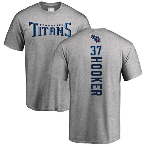 Tennessee Titans Men Ash Amani Hooker Backer NFL Football #37 T Shirt->youth nfl jersey->Youth Jersey